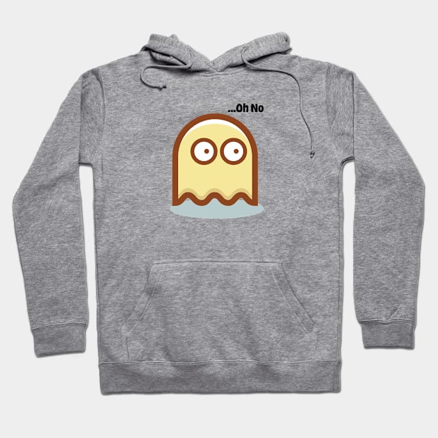 ...Oh No Funny Ghost Video Game Tshirt Hoodie by Jennifer Stephens